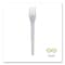 Eco-Products Plantware Compostable Cutlery, Fork, 6 in., White, 1000PK EP-S012-W - alternate 4